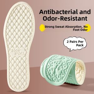 LINGMIAO | Mens Anti-Odor Absorbent Breathable Antimicrobial Shoe Insoles