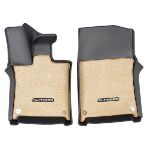 HONGSHENGBAILI | Fit Alphard Wilfh Front Seats Double Layer Floor Mat Upper Carpet