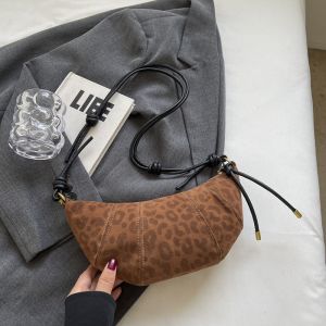 Túi Đeo Vai Nhỏ Màu Nâu Mờ Phong Cách Retro Mùa Thu Đông Cho Nữ Túi Đeo Chéo Kiểu Bắp Cải Đa Năng Túi Da PU Mềm Màu Trơn