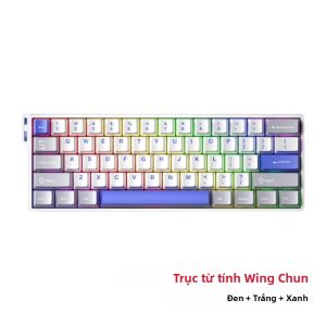 AULA | Bàn Phím Cơ Có Dây Trục Từ Tính AULA WIN60 HE 61 Phím RT Tùy Chỉnh Chơi Game Trên Máy Tính Để Bàn Thể Thao Điện Tử Với Tốc Độ Lấy Mẫu 8K Đèn Nền Nhiều Màu