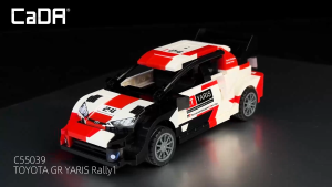 CaDA Toyota GR Yaris Rally1 Racing Car Brick DIY 1:24 Scale Vehicles Set C55039W