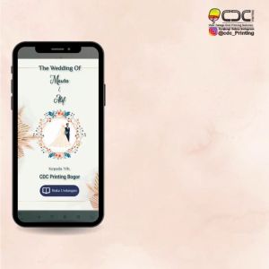 UNDANGAN PERNIKAHAN DIGITAL WEBSITE CANTIK ELEGAN DAN UNIK