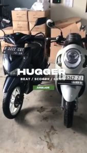 HUGGER BEAT DELUXE STREET SCOOPY GENIO NEW HAGER HUGER SPAKBOR KOLONG AIR BLADE EURO PART 2020 2021 2022 2023 2024 Aksesoris Motor Motorcycle