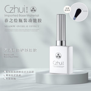 Long-Lasting Nail Art Function Glue Base Coat Constructive Buildable Matte Finish Leveling out Diamond Adhesive Seal Layer
