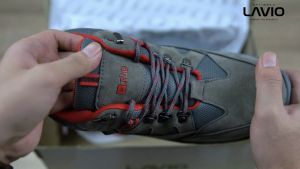 Sepatu Boot Safety  Hiking Traking Ujung Besi Lavio Geneva Low Premium Quality Boster Mood Terlaris