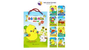 Sách - Bé Tô Màu Nhà Trẻ - Song Ngữ Anh Việt ( 8 Cuốn )