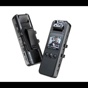 Body Cam Mini Camera Full HD 1080P Rotasi 180° dengan Lensa Night Vision