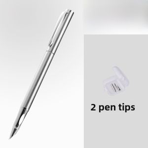 YongSheng Full Steel Calligraphy Pen Fine Point Bendable Tip for Beginners Adult Student Practice Writing Signature Art