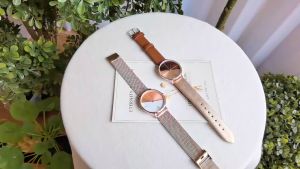 SK Jam Tangan Wanita Analog Leather strap Picasso Design K0095L