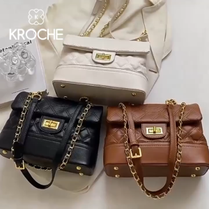 Kroche - Ellis Tas Selempang Bahu Quilted Premium Shoulder Bag