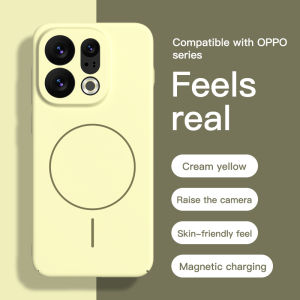 szhaiyu | Smooth Skin Feel Phone Case For OPPO Find X9 X8 Pro FindX9 FindX8 For Magsafe Magnetic Wireless Charging Cover Funda Coque