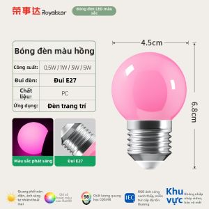 ROYALSTAR | Đèn Đêm LED Mini Đa Màu cho Đèn Lồng E27