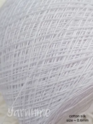 Sợi cotton pha silk Đài cực mềm mướt 0.8mm làm sản phẩm hè cho bé