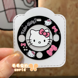 Transparent Huawei Mate60 pro Kitty Cartoon Lens Film Rear Camera Protection Tempered Glass Mobile Phone Sticker Full Cover Lens Film