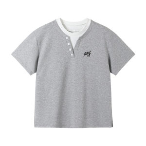 ชุดทำงานสไตล์เกาหลี Westayone สำหรับผู้หญิง ทรงหลวมสบาย ๆ กระชับสัดส่วน แขนสั้น คอกลม ฤดูร้อน 2025