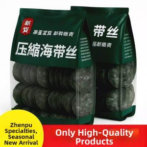 Clean No-Sand Compressed Kelp Noodles Dried Vacuum-Packed Rounds Ready for Salad