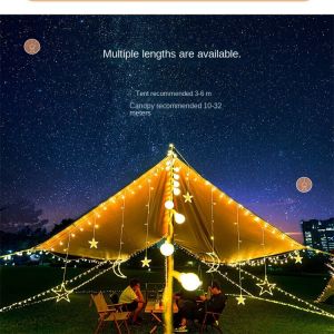 LED Star Fairy Light String USB & Battery Powered Hiasan Lampu Bintang LED Untuk Parti Bilik Camping Kahwin Raya Krismas
