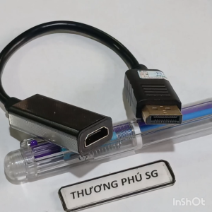 Cáp chuyển DisplayPort ra HDMI (DP to HDMI) / Cáp dài 20Cm