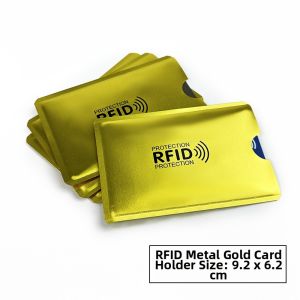 HECAN | RFID Blocking Anti Theft Card Holder Anti Magnetic Sleeve