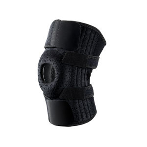 Shock Absorbing Breathable Patellar Protection with 8 Springs Open Design Knee Brace