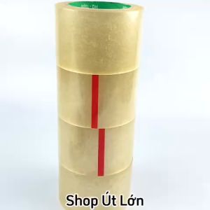 Băng keo trong rộng 7cm 100yard nặng 1kg lõi giấy 3mm 1 cây có 4 cuộn