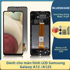 Màn Hình LCD IPS 6.5 Inch AAA+ Cho Samsung Galaxy A12 A125F SM-A125M Thay Thế Màn Hình Cảm Ứng Tương Thích Với Galaxy A12