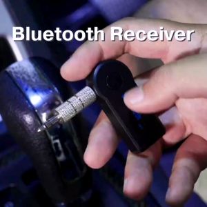 Bluetooth Audio Receiver / Music Wireless Handsfree Car Connector A2DP HP Speaker Alat Pemancar Jack