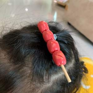 กิ๊บไส้กรอกแดง ย่าง งานแฮนด์เมด กิ๊บน่ารักแบบไทย