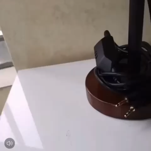 Ⓜ️ZEROIDEASⓂ️Walnut Wood and Metal with Non-Slip Pad Gaming Headphone Stand Headphone Holder Headset Stand Wood Headset Holder Headphone Hanger Gaming Headphone Hook Wood Gaming Headset Stand Universal Wooden Headphone Stand Hanger