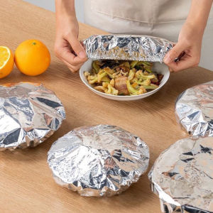 Household Food Grade10/30pcs Aluminum Foil FilmFor Heat Insulation And Heat Preservation Suitable For Oven Takeaway Picnic
