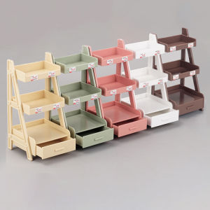 Ob11 Mini Supermarket Shelf with Drawer Container Storage Display Rack Accessories BJD Baby House Miniature Model Scene