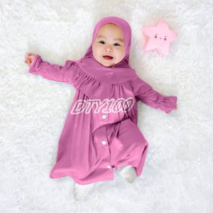 Gamis bayi perempuan newborn Bilqis 0 6 bulan 6 12 bulan 12 18 bulan