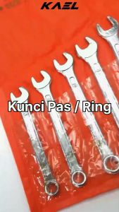 Kunci Pas Ring Set 8 Pcs Open End Wranch 6 Sampai 22 Alat Perkakas Petukangan