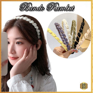 SIGVARD - Bando Anak perempuan lucu wanita dewasa korea bondu Kain Satin Cantik BND28