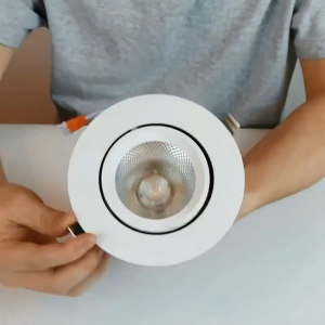 40W LED Downlight Dimmable 360 Degree Angle Rotatable Ceiling   Bedroom Home Five-star Hotel