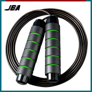 JBA กระโดดเชือก 3.0 เมตรความยาวปรับความหนา 4.2 มม. ทนทานไม่มีน็อตลวดสลิง