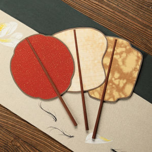 พัดจีนกระดาษซวนจื่อสไตล์จีน ใหม่ พัดพระราชวัง ต้องห้าม ราคา สมาชิกกับเครื่องมือสำหรับกระดาษฤดูร้อน พัดสองด้าน พัดไม้ ยี่ปุ่น และกล้วย