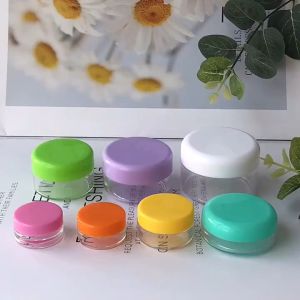 UMI 5/10/15/20g Cosmetic Cream Container Round Botton Skincare Trial Sample Empty Bottle Box kosmetik Jar Krim 膏霜盒瓶