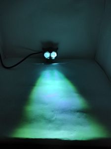 LAMPU TEMBAK LASER LED D2 OWL burung hantu + devil WARNA PUTIH KUNING