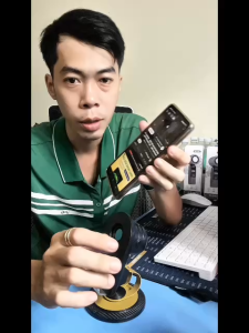 Loa Cảm Ứng Khuếch Đại Âm Thanh Đa Năng - Giá Đỡ Xoay 360 Độ/Bluetooth 5.3/Sạc Không Dây 15W