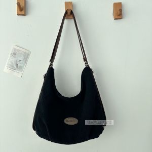 Túi Đeo Vai Vải Canvas Dung Tích Lớn Cho Nữ Túi Học Sinh Túi Đeo Chéo Một Vai Túi Tote Túi Đeo Chéo Cho Học Sinh Đi Làm