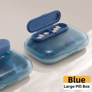 Portable 7 Day Pill Organizer Mini Waterproof Medication Box