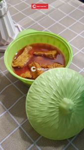 (1 LUSIN ) Basi Tutup Ukuran Jumbo / Basi Tutup Shappire L Wadah Saji Plastik Food Grade Serbaguna