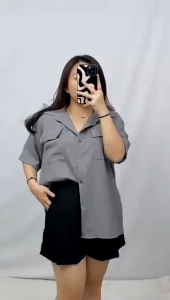 Sakura Glory - KEMEJA KAY LADY CRUSH PREMIUM UKURAN ALLSIZE FIT TO XXL / ATASAN / BLOUSE / WANITA / DEWASA / DISTRO / IMPORT / OVERSIZE / COD / DISKON / GRATIS ONGKIR / MURAH