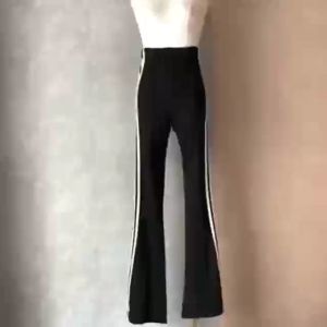 เสื้อผ้าผู้หญิง กางเกงแฟชั่น กางเกงขายาวสีพื้น ทรงขากว้าง กางเกงขายาวผู้หญิง กางเกงทรงหลวม