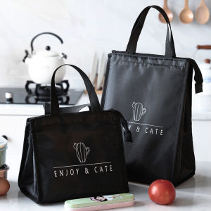 Lunch Box Bag Handbag Lunch Box Bag Large Bento Bag Insulated Rice Waterproof Oil-Proof Large Capacity with Rice Lunch Box Bag