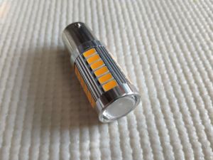 ไฟเลี้ยวคู่หลังบิดเยื้อง กระพริบเร็ว LED 33ชิพ 1156 DC12V. ส่งสินค้าจากไทย