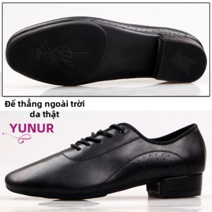 WUNUO | Giày Nhảy Da Thật Nam