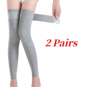 Modal Ultra-thin Long Knee Pads Invisible Warm Leg Sleeves for Men Women Summer Air Conditioner Joint Protection Socks