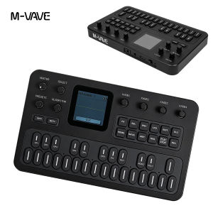 M-VAVE | M-VAVE FM1(SK15) Mini FM-1 Synthesizer – 27 Keys 3-Channel MIDI (USB/Bluetooth/3.5mm) 12h Battery TFT Display Black Edition